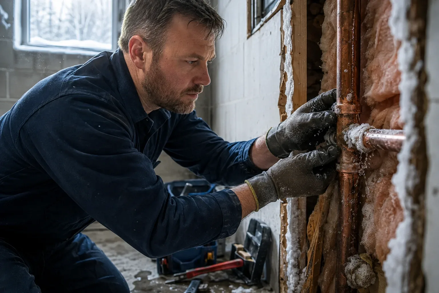 Frozen and burst pipe repair in Cambridge