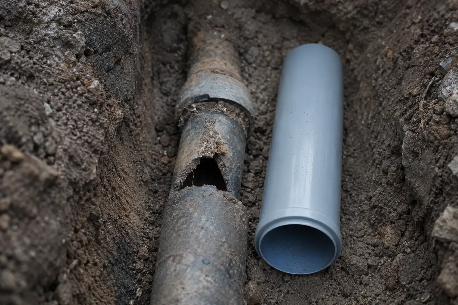 Sewer line repair and replacement in Cambridge