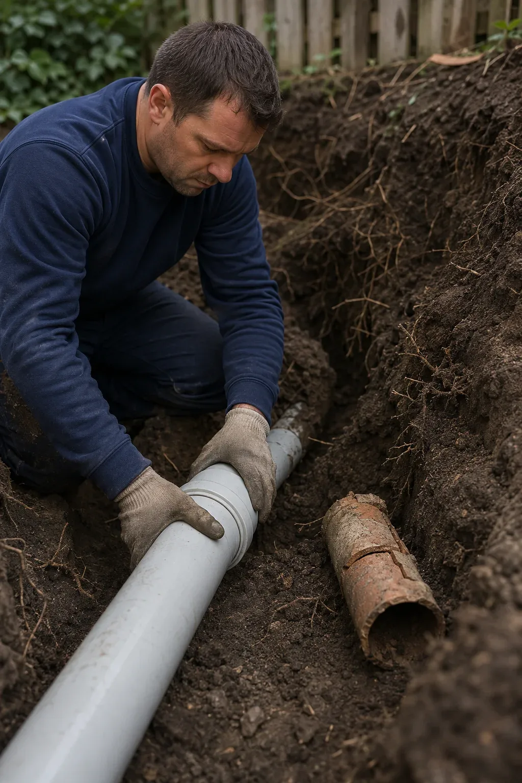 Assessing whether a sewer line needs repair or replacement